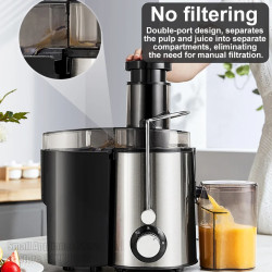 Espremedor portátil MIDEA: suco rápido e liquidificador de frutas e vegetais